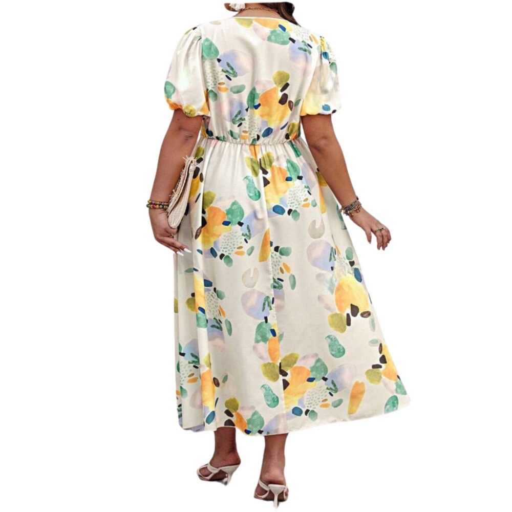 💐 PLUS Floral Dress 💐 - Picture 3 of 4
